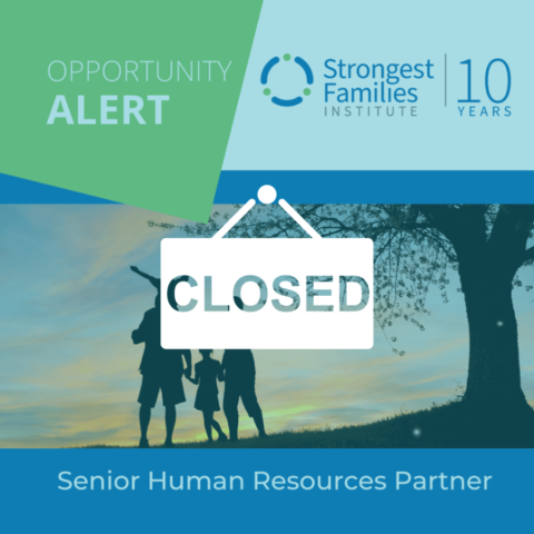 Strongest Families Institute - Senior Human Resources Partner