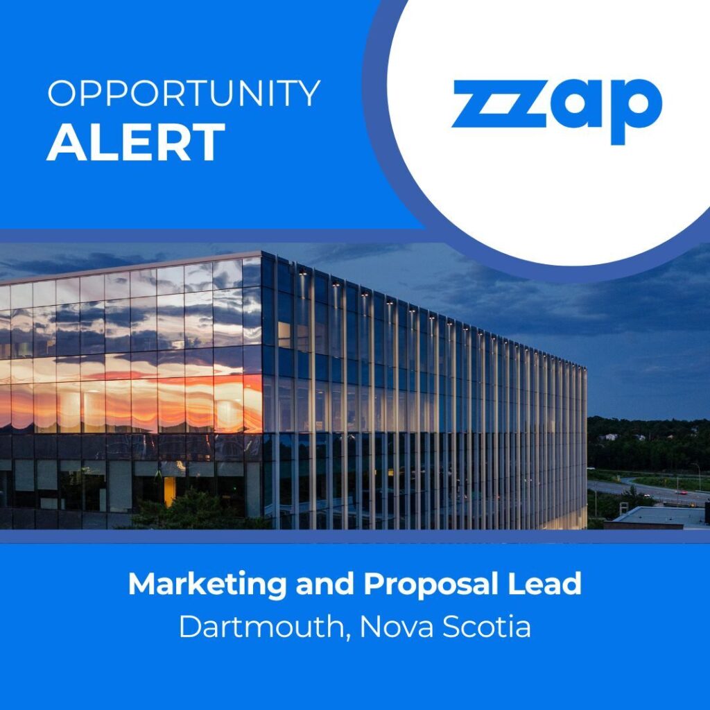 Marketing and Proposal Lead - zzap Marketing and Proposal Lead - zzap