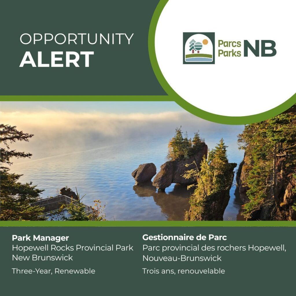 Park Manager (Hopewell Rocks) - Parks NB Image Tile