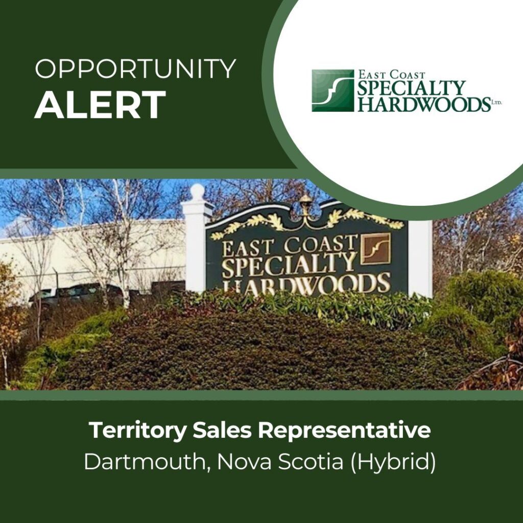 Territory Sales Representative - East Coast Specialty Hardwoods Ltd. (ECSH)